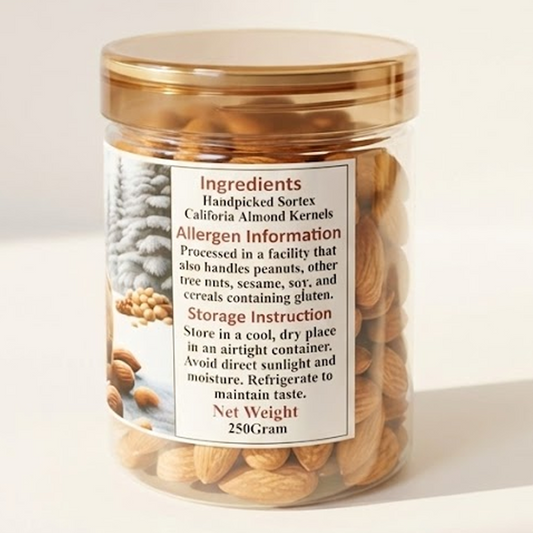 Premium California Almond Kernels – Handpicked Sortex Quality