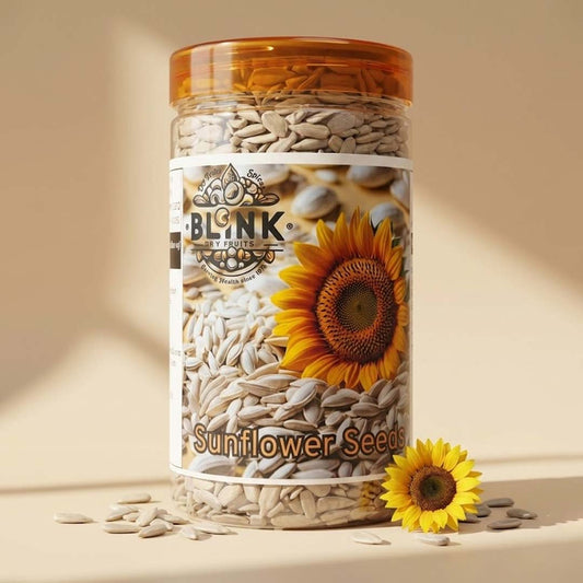 Premium Sunflower Seeds – Raw, Crunchy & Nutrient-Dense | 500g Jar