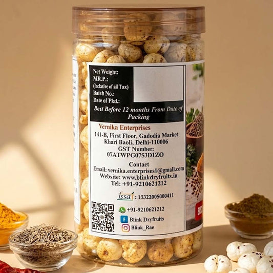 Blink Dry Fruits Hing Jeera Roasted Makhana