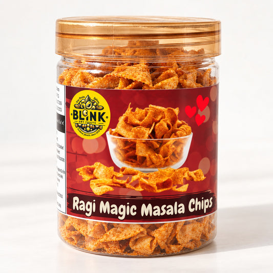 BLINK Ragi Magic Masala Chips – 150 g jar