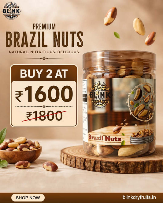 Premium Raw Brazil Nuts – 100% Natural, High Selenium Superfood | 250g Jar