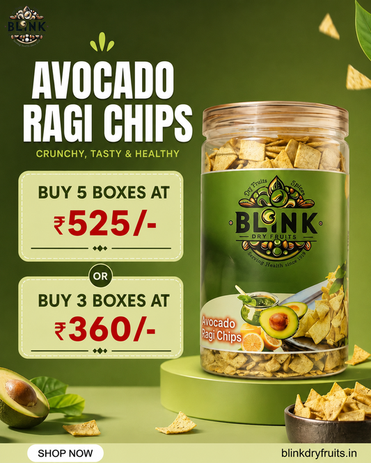 Healthy Avocado Ragi Chips – Baked Millet Snack | 150g Jar