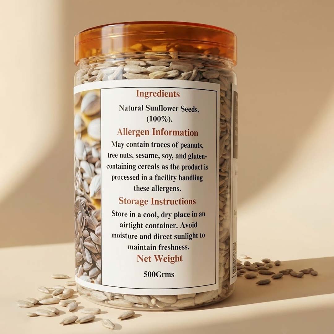 Sunflower Seeds – Raw, Crunchy & Nutrient-Dense