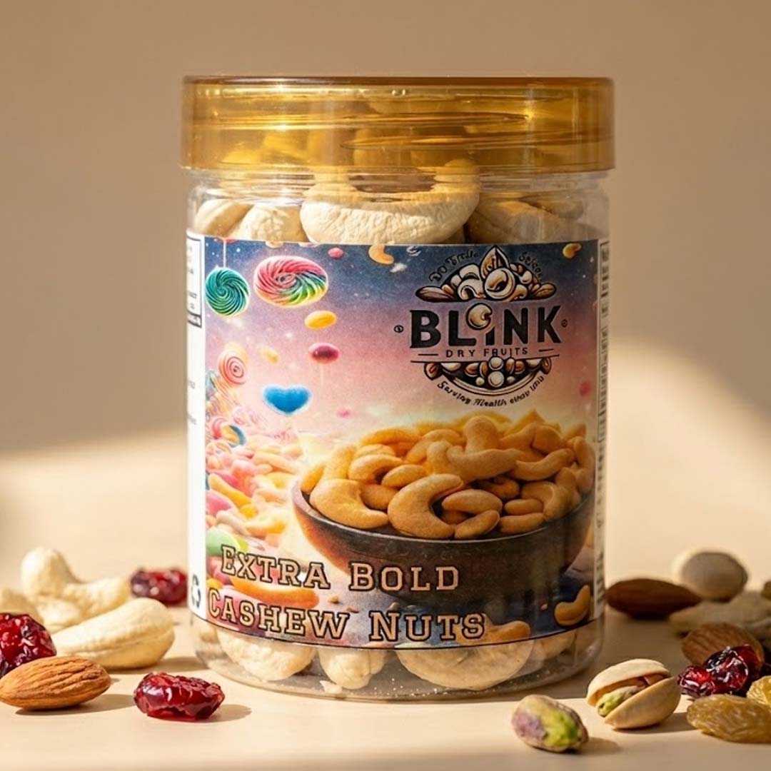 Premium Extra Bold Cashew Nuts – Jumbo Size, Creamy & Naturally Rich