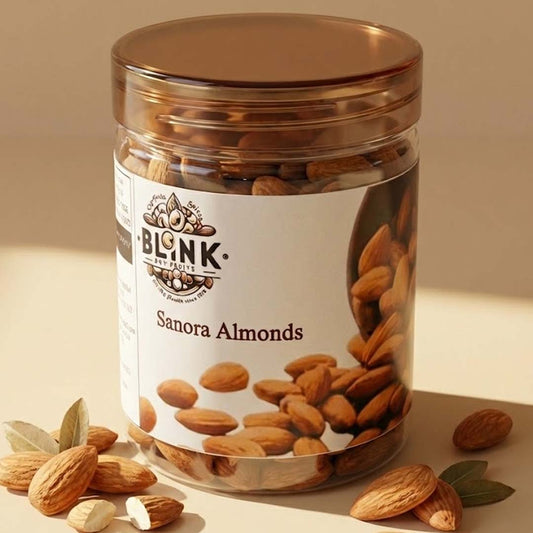 Premium Sanora Almonds – Naturally Crunchy, Mild & Wholesome