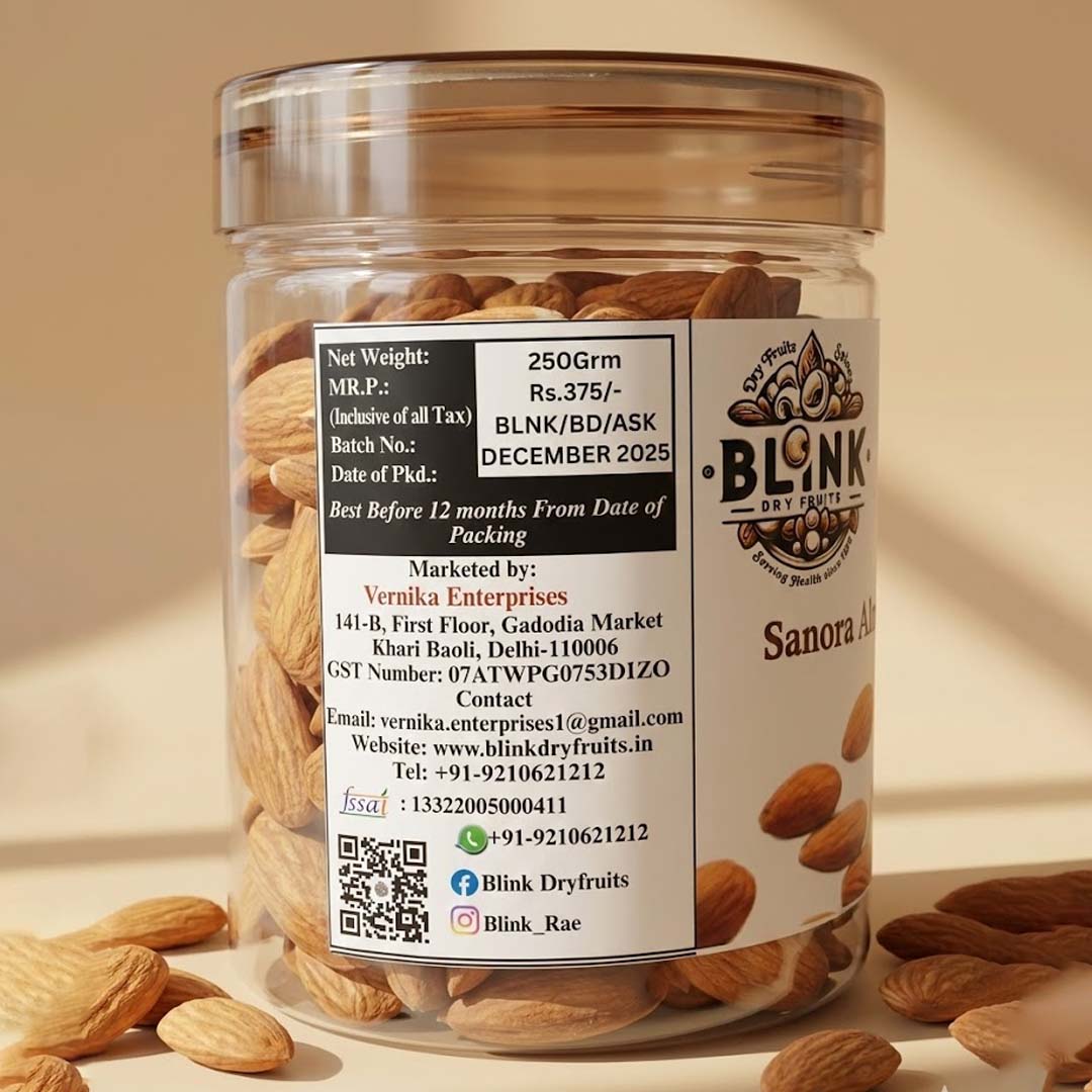 Premium Sanora Almonds Naturally Crunchy