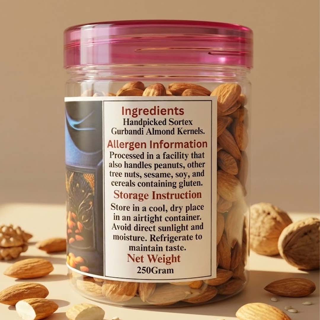 Discover the power of tradition with Premium Gurbandi Almonds