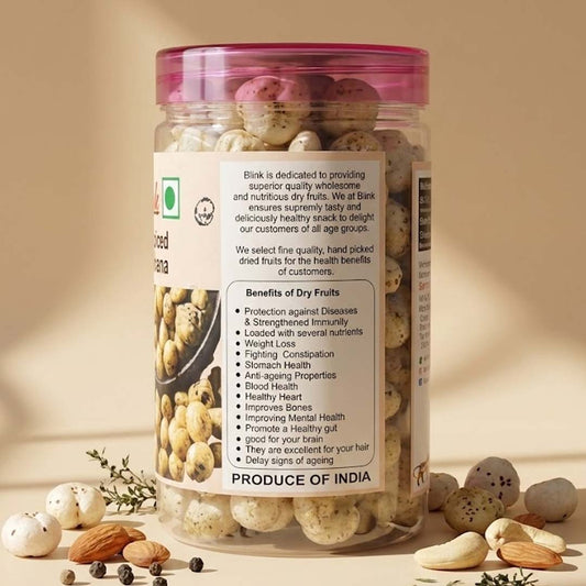 Premium Peri Peri Makhana – Light, Crunchy & Spicy Roasted Fox Nuts | 70g Jar