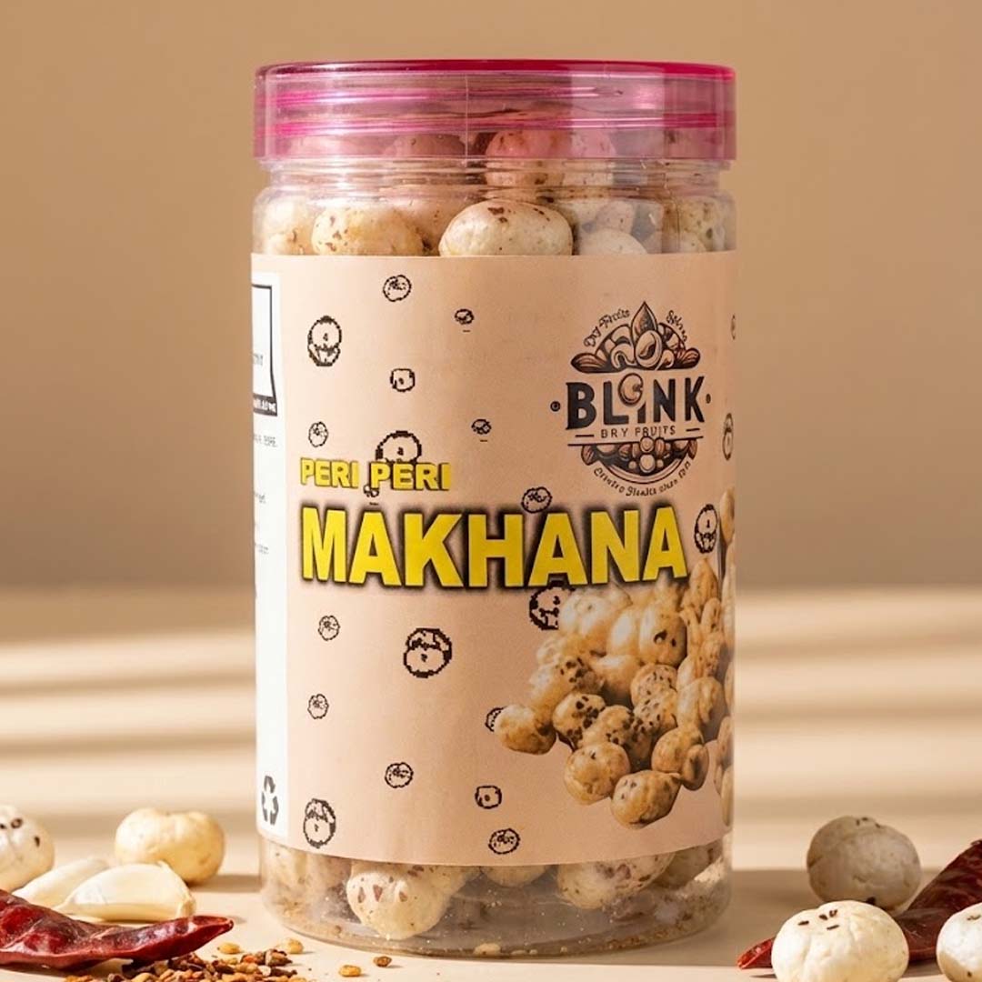 Premium Peri Peri Makhana Light, Crunchy & Spicy Roasted Fox Nuts
