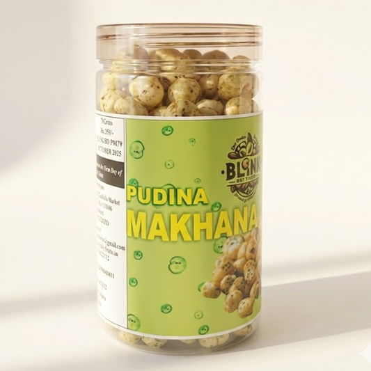 Crispy Pudina Makhana – Mint-Flavoured Healthy Fox Nuts |  70g Jar